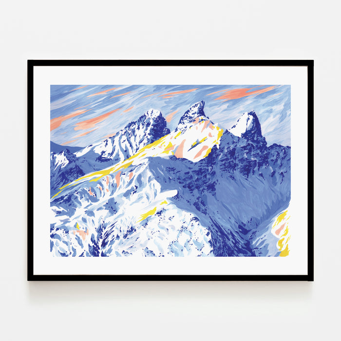 AIGUILLE D’ARVES, 24" x 18" — by Mona Leu-Leu