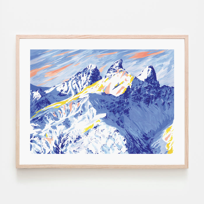 AIGUILLE D’ARVES, 24" x 18" — by Mona Leu-Leu
