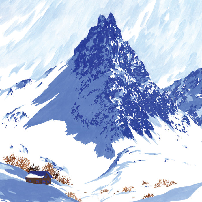 AIGUILLE NOIRE, 18" x 24" — by Mona Leu-Leu