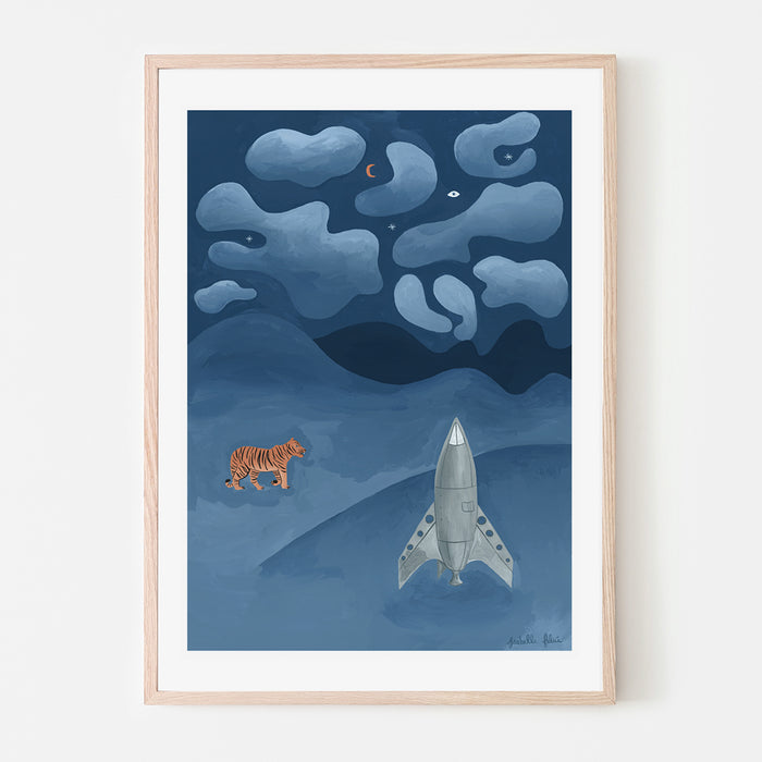 ALWAYS CURIOUS, 18" X 24" — by Isabelle Feliu