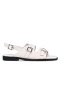Amari Buckle Sandals (Off White)