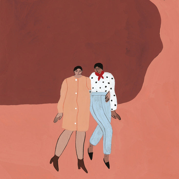 AMITIÉ ET AVENTURES, PARTIE 1, 20" X 20"  — by Isabelle Feliu