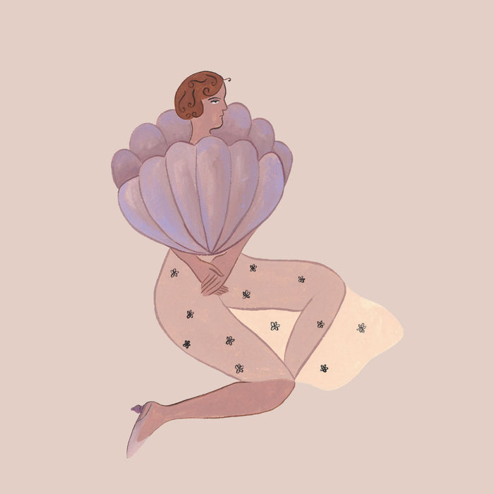 ANATOMY OF AN INTROVERT, 11" X 14" — by Isabelle Feliu