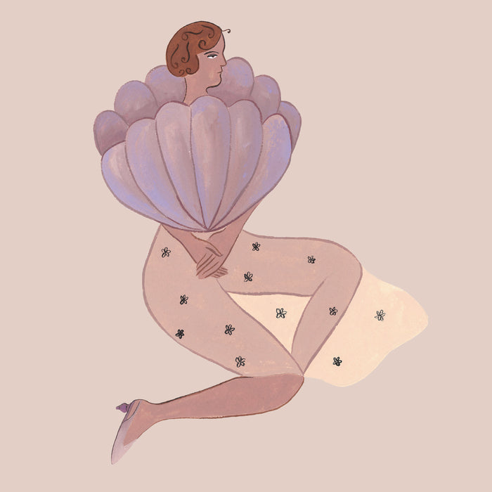 ANATOMY OF AN INTROVERT, 8" X 10" — by Isabelle Feliu