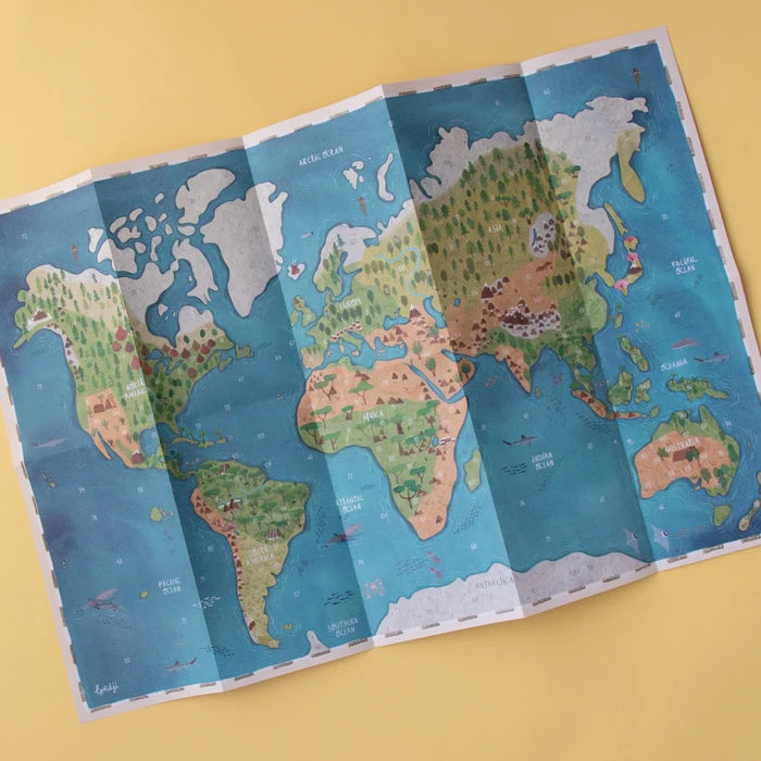 ANIMAL WORLD POSTER AND STICKERS — by Londji