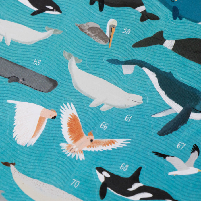 ANIMAL WORLD POSTER AND STICKERS — by Londji