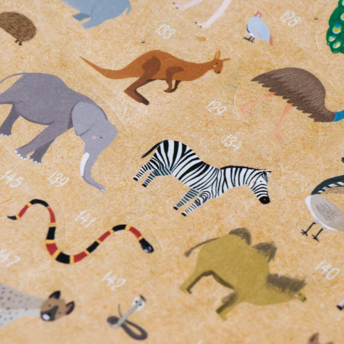 ANIMAL WORLD POSTER AND STICKERS — by Londji