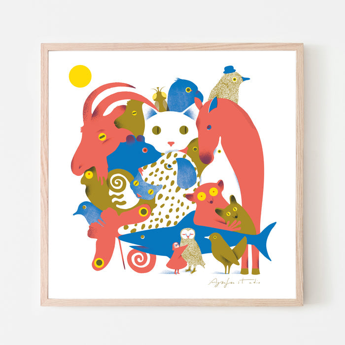 ANIMALS (multiple sizes) — by Agrafka studio
