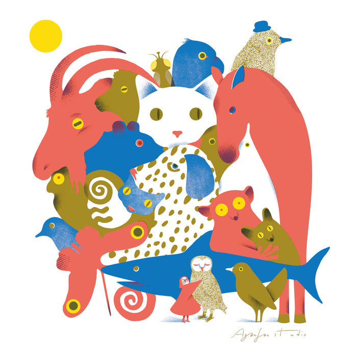 ANIMALS (multiple sizes) — by Agrafka studio