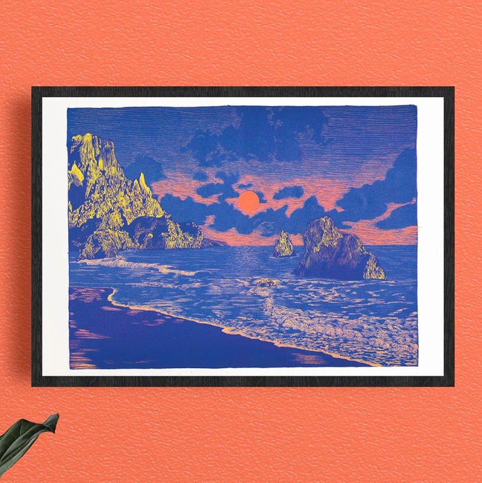 APOCALYPTIC SEA, 42 x 29,7 cm — by Manon Diemer