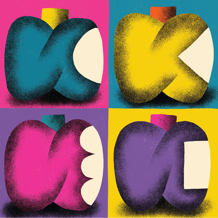 APPLE STUDIES, 20" X 20" — by Anastacia Sholik