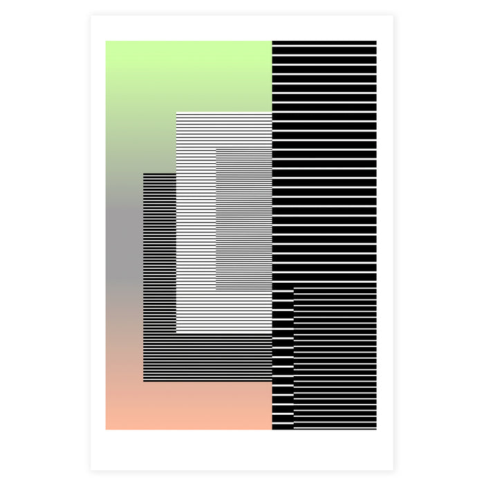 ART PRINT - SHAPES, 26" X 40" — by SLEP