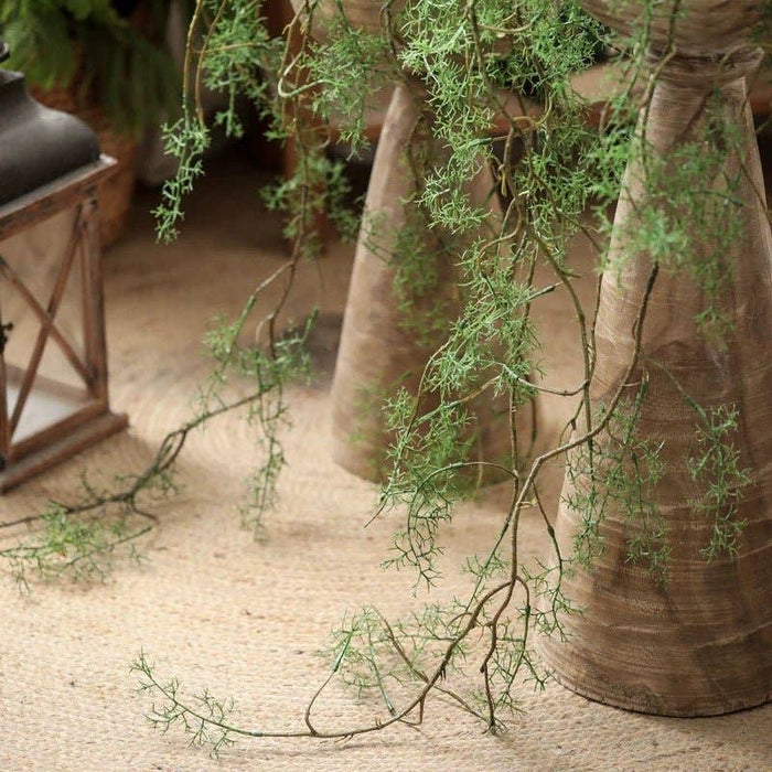 Artificial Rattan Vine Decorative Myriad Strands 55" Long: Three Stems