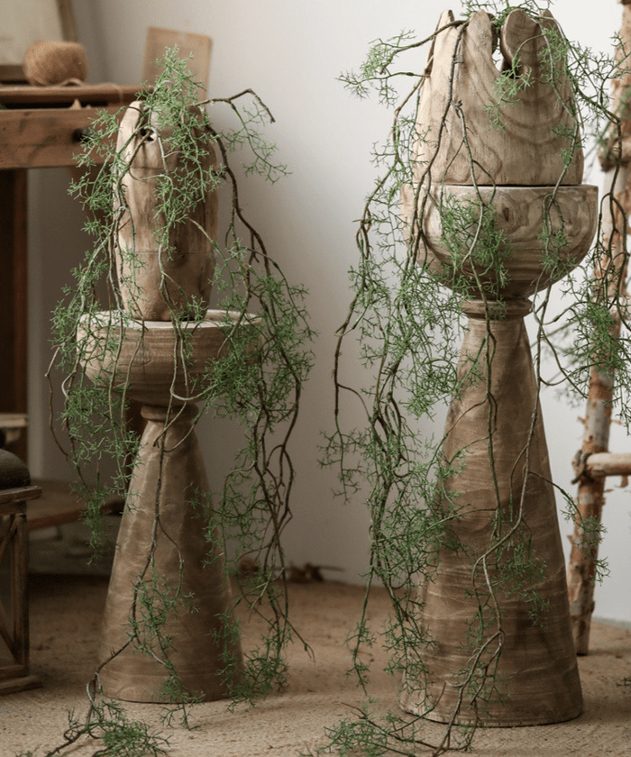 Artificial Rattan Vine Decorative Myriad Strands 55" Long: Three Stems