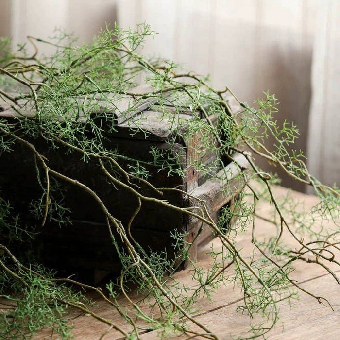 Artificial Rattan Vine Decorative Myriad Strands 55" Long: Three Stems