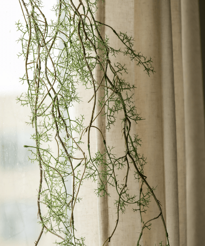 Artificial Rattan Vine Decorative Myriad Strands 55" Long: Three Stems