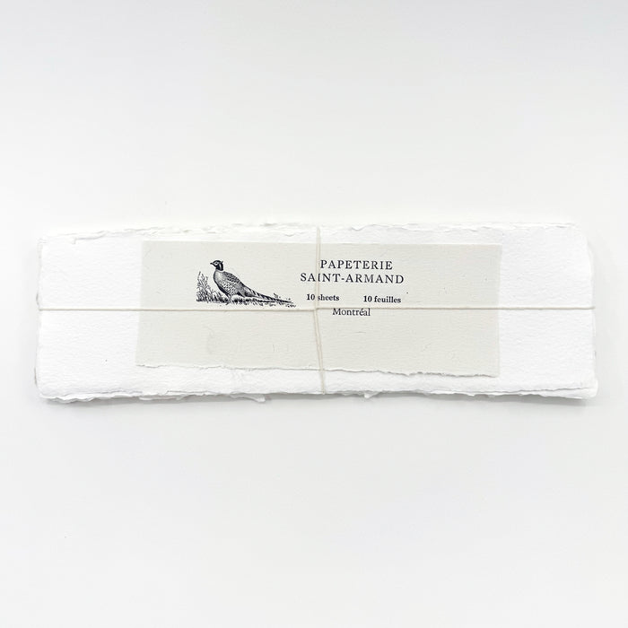 ARTISANAL PAPER 4x14", 10 SHEETS – by Papeterie Saint-Armand