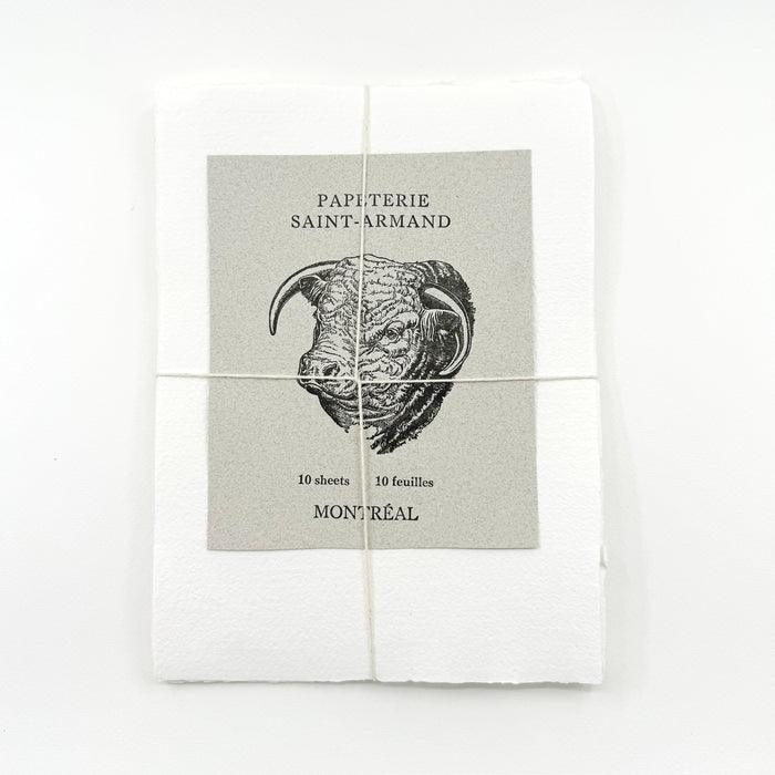ARTISANAL PAPER 7x10", 10 SHEETS – by Papeterie Saint-Armand