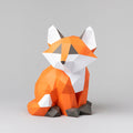 BABY FOX PAPER MODEL (pre-cut, pre-marked) — by SOFS design
