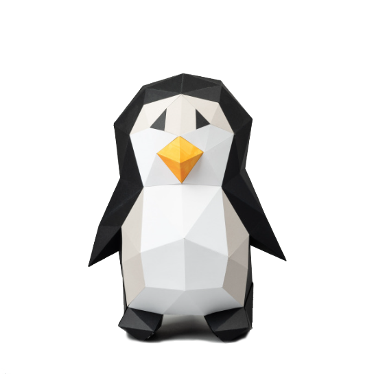 BABY PENGUIN PAPER MODEL — by SOFS design