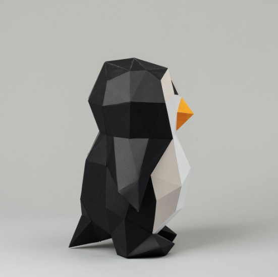 BABY PENGUIN PAPER MODEL — by SOFS design
