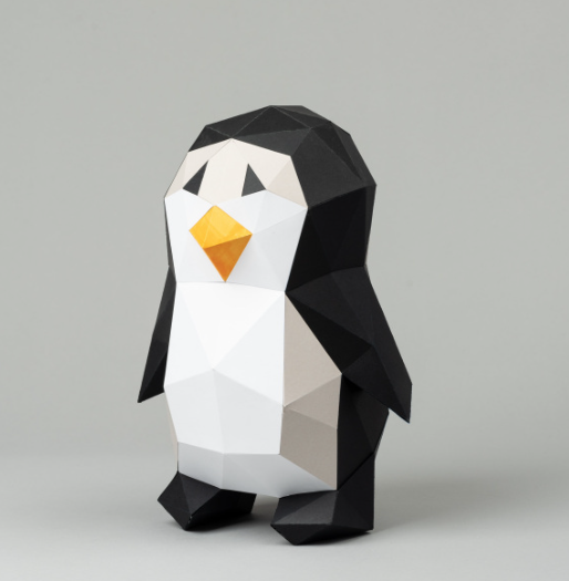 BABY PENGUIN PAPER MODEL — by SOFS design