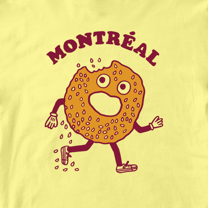 “BAGEL” T-SHIRT (Light yellow) – by Francis Léveillée