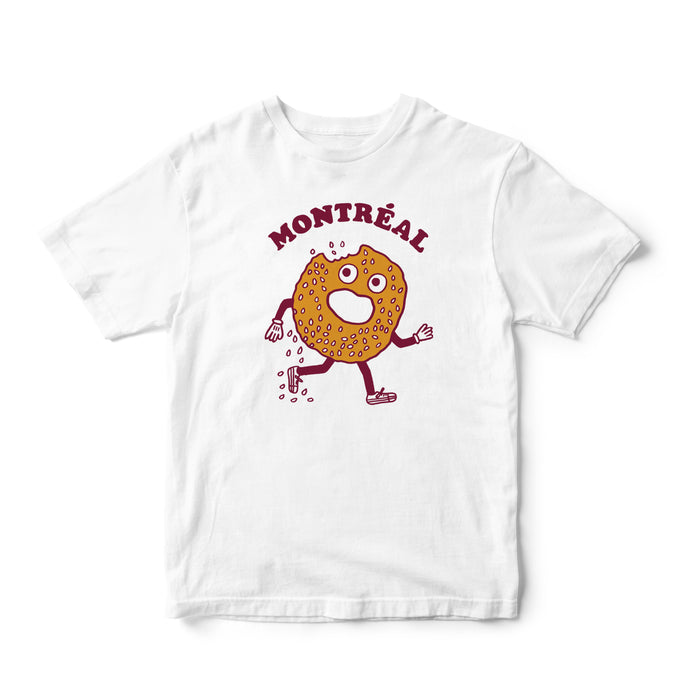 “BAGEL” T-SHIRT (White) – by Francis Léveillée