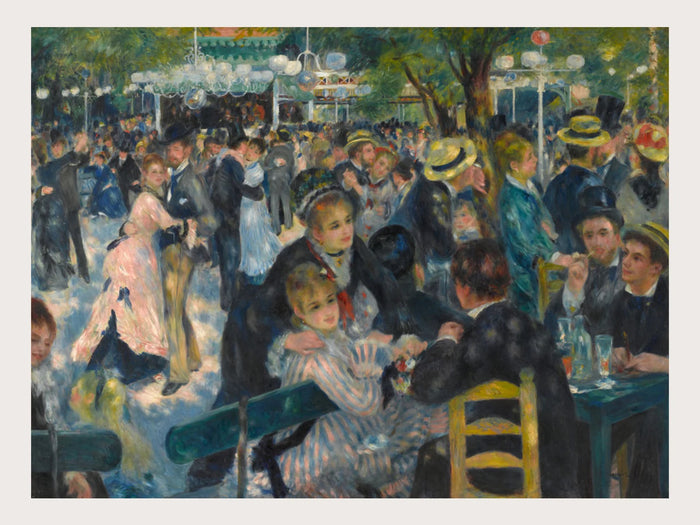 BAL DU MOULIN DE LA GALETTE (Auguste Renoir) - 29,7 x 42 cm (A3) — by María Jesús Constreras
