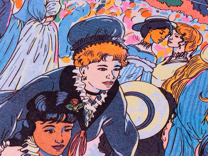 BAL DU MOULIN DE LA GALETTE (Auguste Renoir) - 29,7 x 42 cm (A3) — by María Jesús Constreras