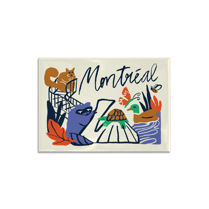 "BALADE À MONTRÉAL" MAGNET