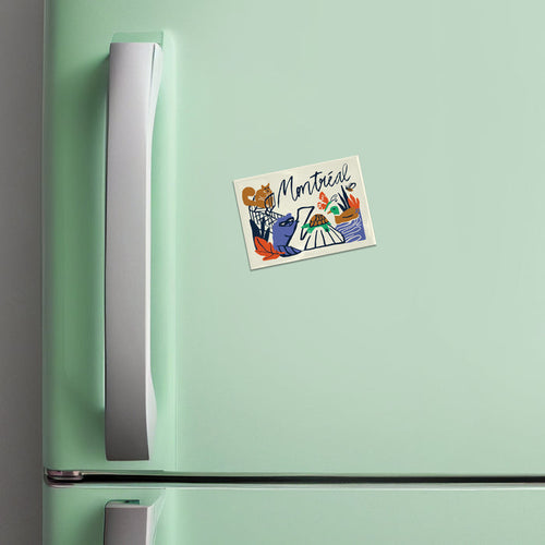 "BALADE À MONTRÉAL" MAGNET