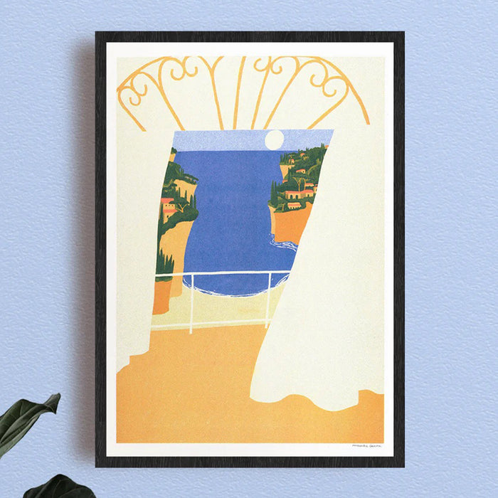 BALCONY BAY - 29,7 x 42 cm (A3) — by Maaike Canne