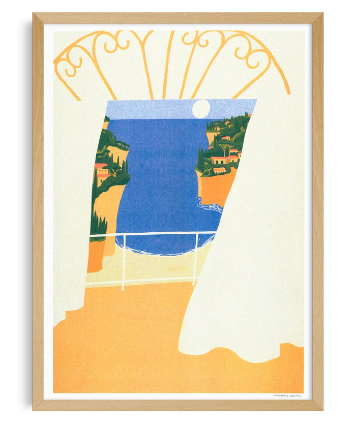 BALCONY BAY - 29,7 x 42 cm (A3) — by Maaike Canne