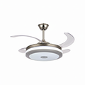 Bathroom Ceiling Fan with LED Light FL8603 BTH – Whisper-Quiet LED Fan Light for Bathrooms, Bedrooms & Living Rooms | Bathroom-Suitable Ceiling Fan Light