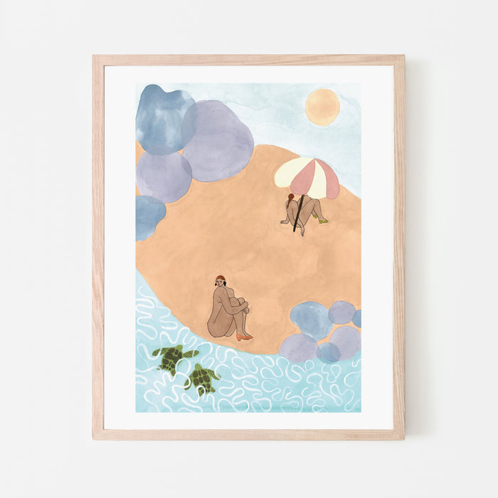 BEACH DAY, 8" X 10" — by Isabelle Feliu