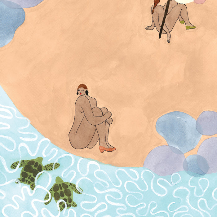 BEACH DAY, 8" X 10" — by Isabelle Feliu