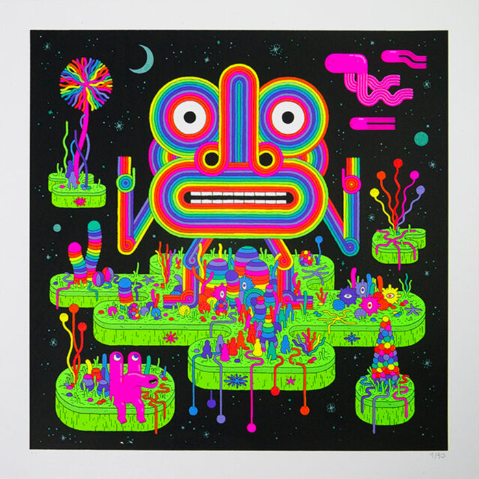 BEEFY BOSS – TRIPTYCH, Silkscreen - 50x50 cm — by Jesse Jacobs