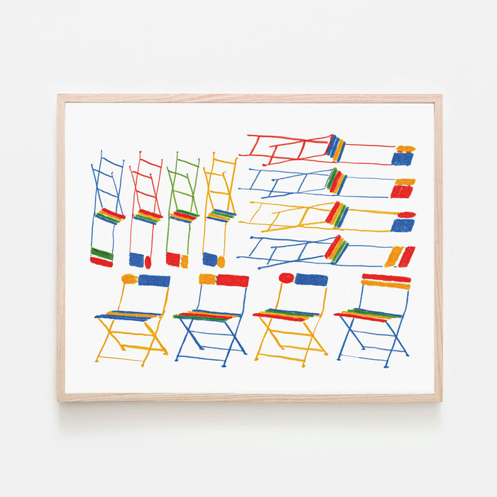 BEST CHAIR EVER 14" x 11" (reproduction) — by Jeraume