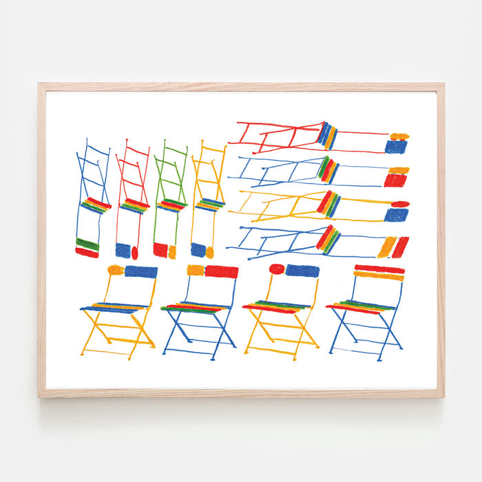 BEST CHAIR EVER, 24" x 18" — by jeraume