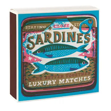 "BETTER TOGETHER SARDINES" - Designed by The Printed Peanut – LUXURY MATCHBOXES