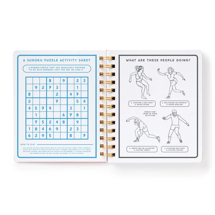 BEYOND BORED, an adult activity book — by Brass Monkey Goods