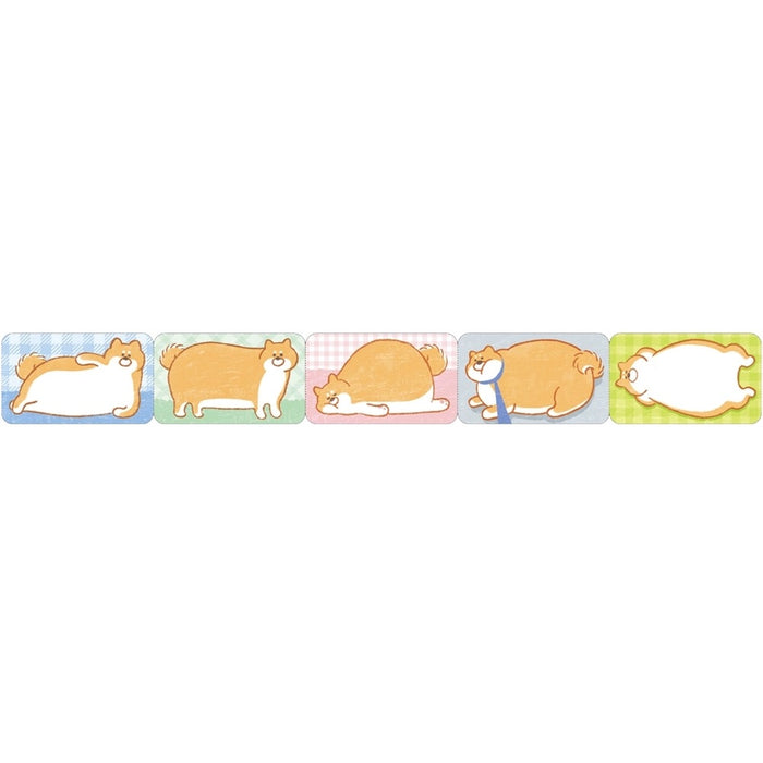 BIG ANIMAL ROLL WASHI TAPE, DOG - by Nakabayashi