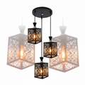 Black 3-Light Dining Pendant Lamp DL6162/3 – Sleek Black Multi-Light Dining Light for Dining Rooms | Contemporary Transitional Black 3-Arm Dining Table Pendant