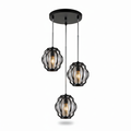 Black 3-Light Pendant Dining Lamp | Modern Ceiling Light for Dining Room – DL6149/3