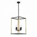 Black 4-Light Pendant Dining Lamp | Contemporary Ceiling Light for Dining Room – DL6156/4