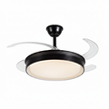 Black Ceiling Fan with Light FL2013 – Quiet Black Fan Light for Bedrooms, Living Rooms & Kitchens | Modern Energy-Efficient Black Fan Light