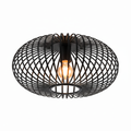 Black Ceiling Light 6064 – Sleek Modern Black Ceiling Fixture for Bedrooms, Living Rooms & Hallways | Even-Light Contemporary Ceiling Light