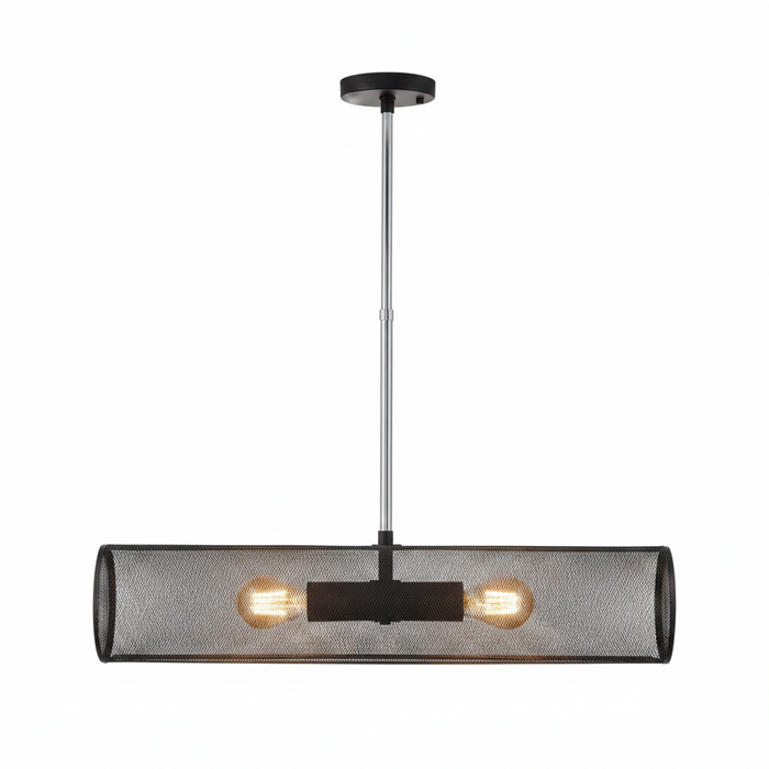 Black Dining Pendant Lamp 6063 – Sleek Black Ceiling Light for Dining Tables, Kitchen Islands & Living Areas | Versatile Minimalist Pendant