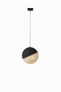 Black & Gold Pendant Dining Lamp | Luxury Single-Light Ceiling Light for Dining Room – 6060/1